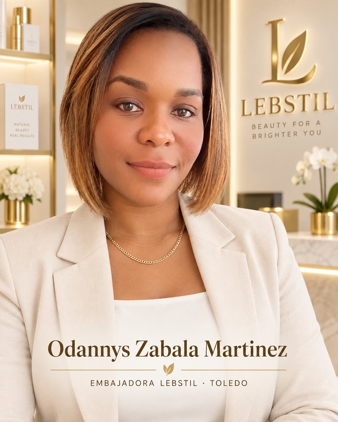 Odannys Zabala Martinez · Embajadora LEBSTIL en Toledo